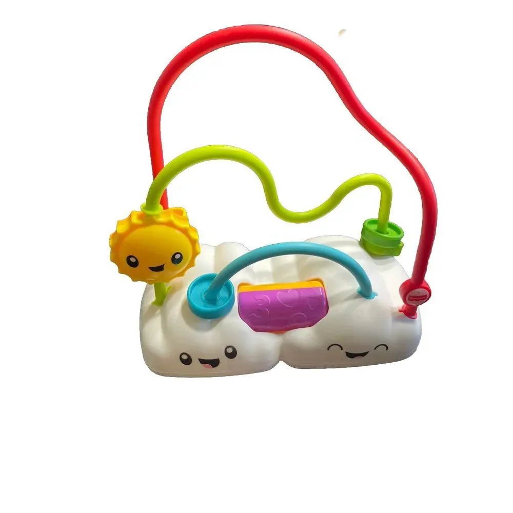 Fisher Price Chasing Rainbows Bead Maze Infant 6M+ Toddler Developmental Toy EUC